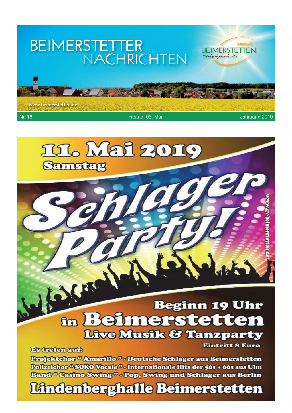 Nr. 18 Freitag, 03. Mai Jahrgang 2019