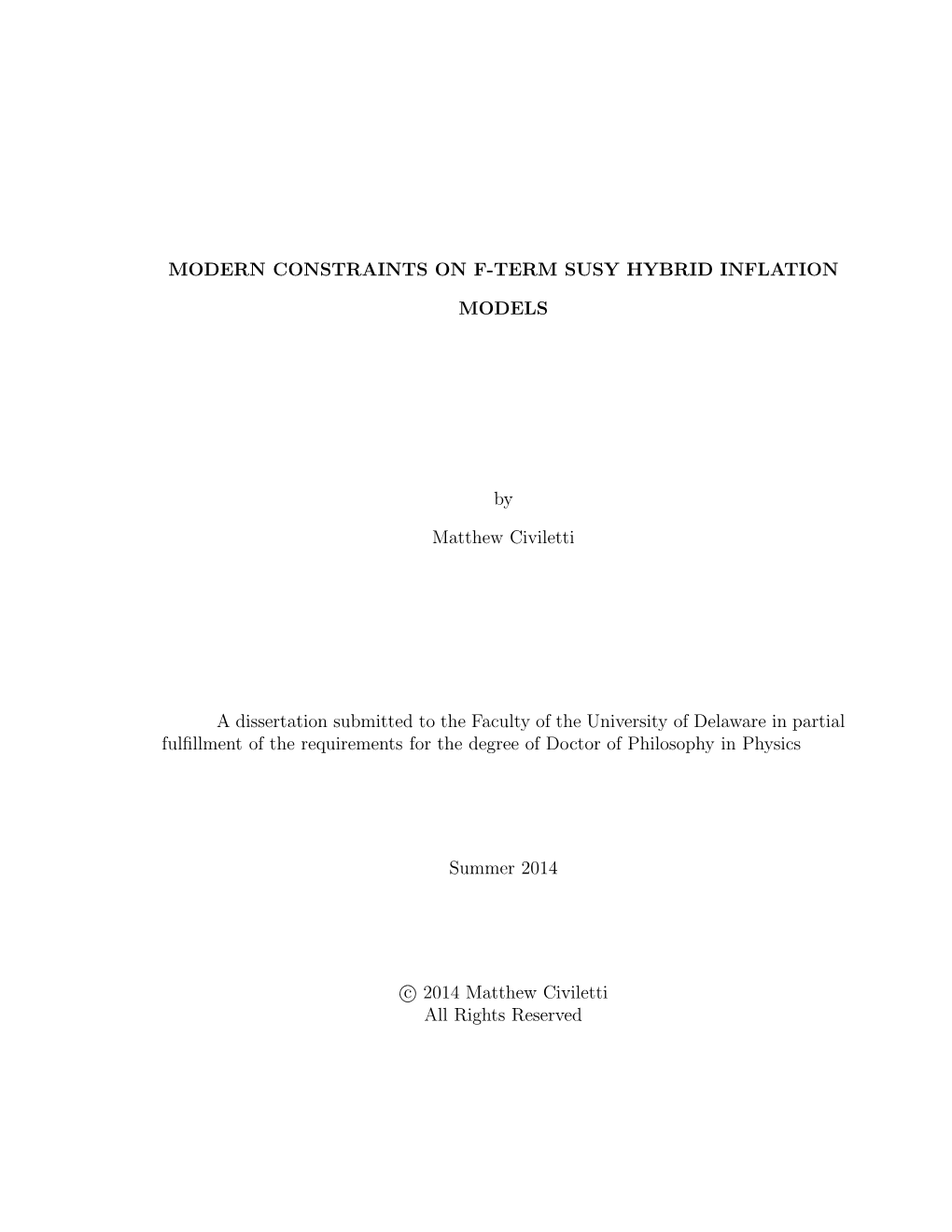 Modern Constraints on F-Term SUSY Hybrid Inflation Models