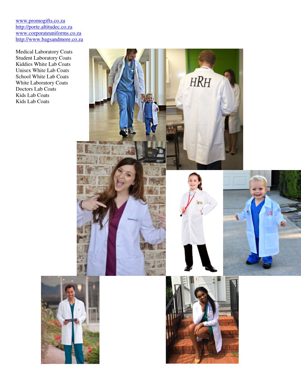 White Lab Coats Unisex White Lab Coats School White Lab Coats