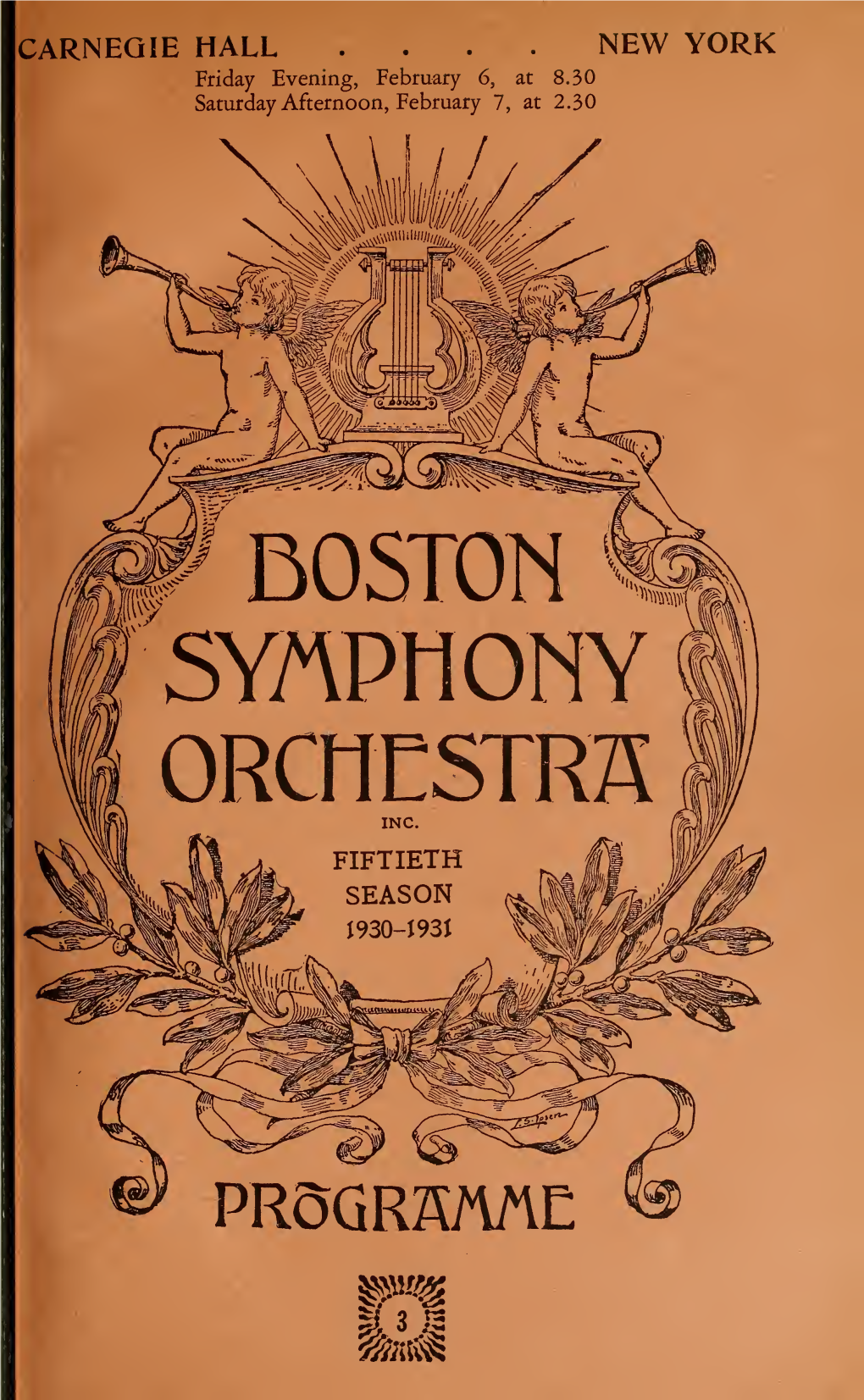 Boston Symphony Orchestra Concert Programs, Season 50,1930