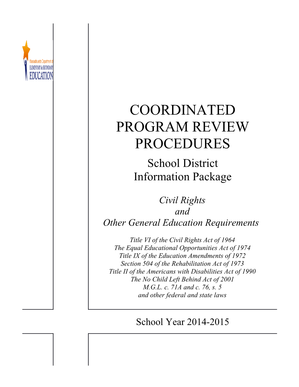 2014-2015 Civil Rights Information Package