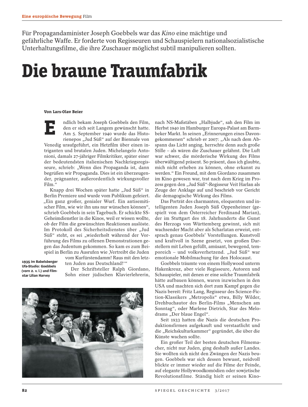 Die Braune Traumfabrik