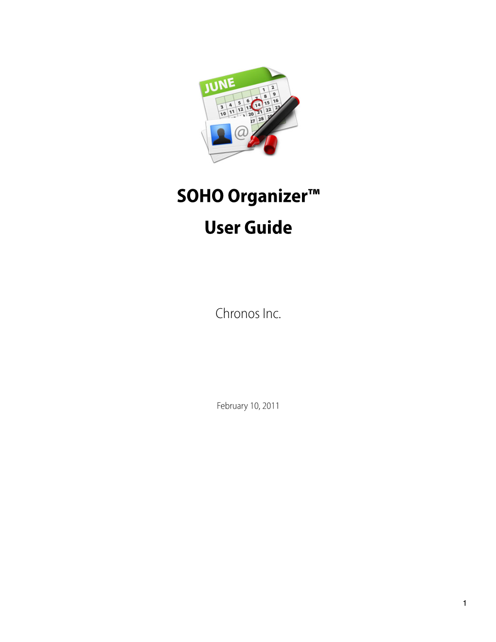 SOHO Organizer™ User Guide