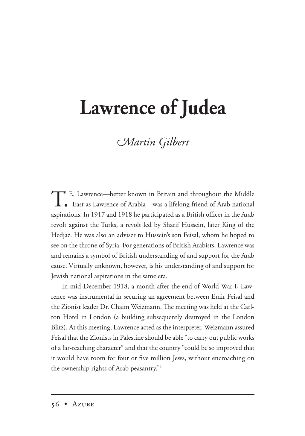 Lawrence of Judea