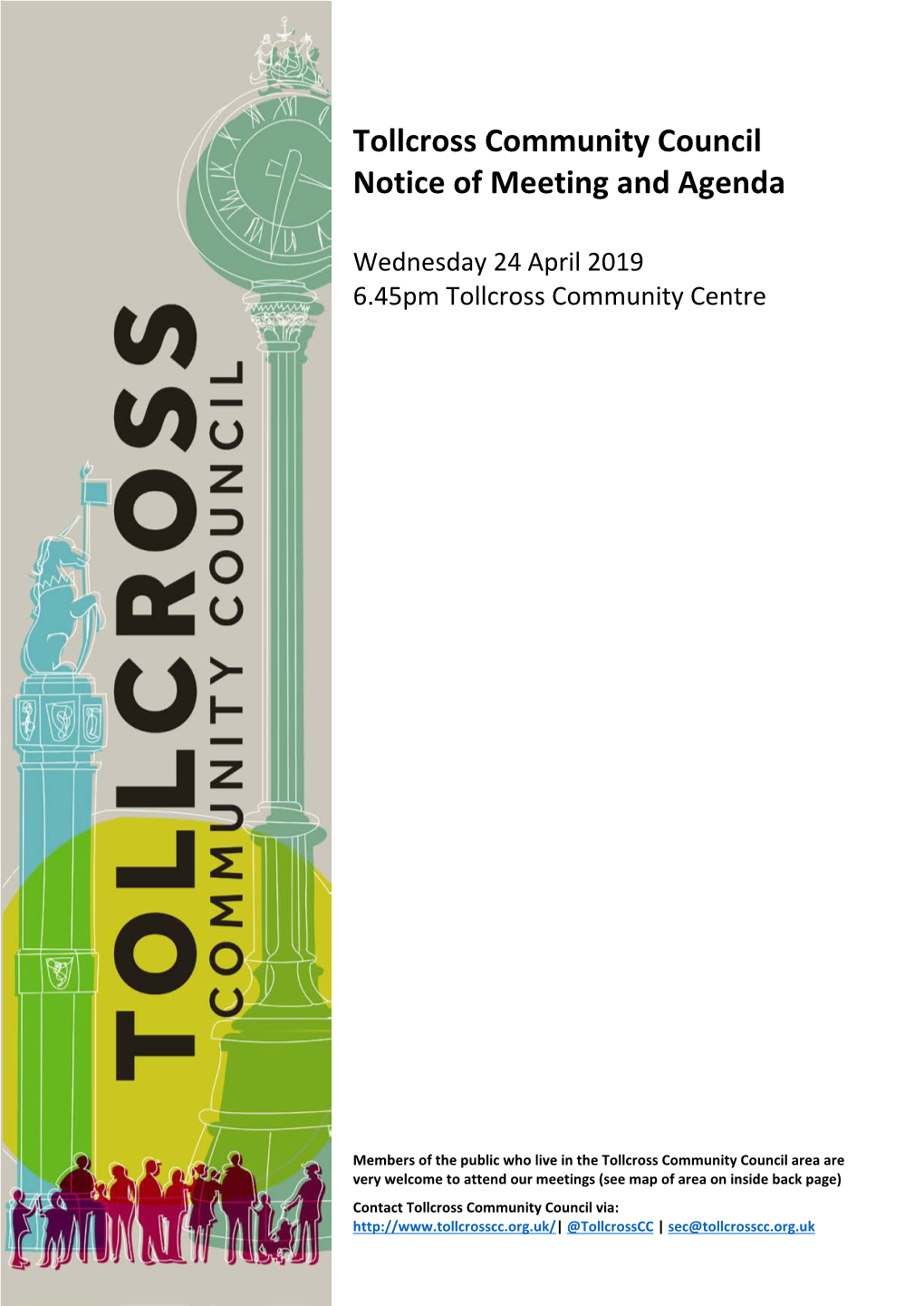 Tollcross Community Council Notice of Meeting and Agenda
