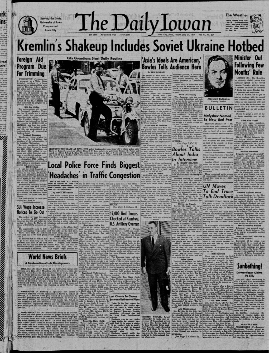 Daily Iowan (Iowa City, Iowa), 1953-07-17