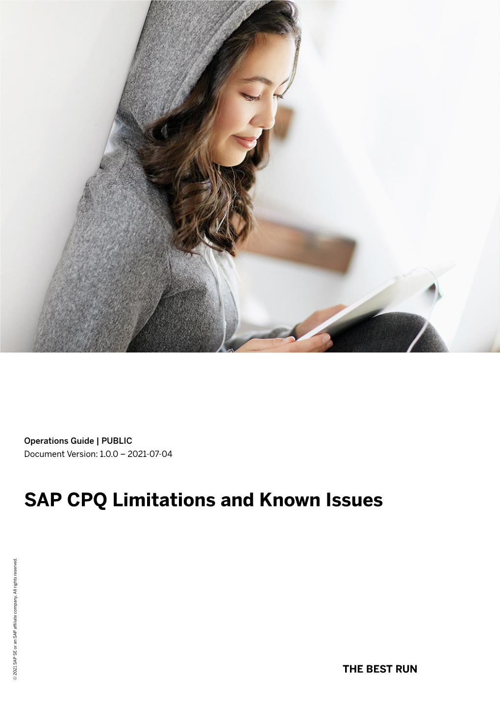 SAP CPQ Limitations and Known Issues Company