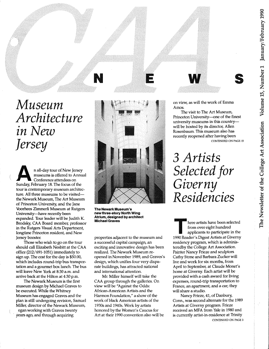 January-February 1990 CAA News