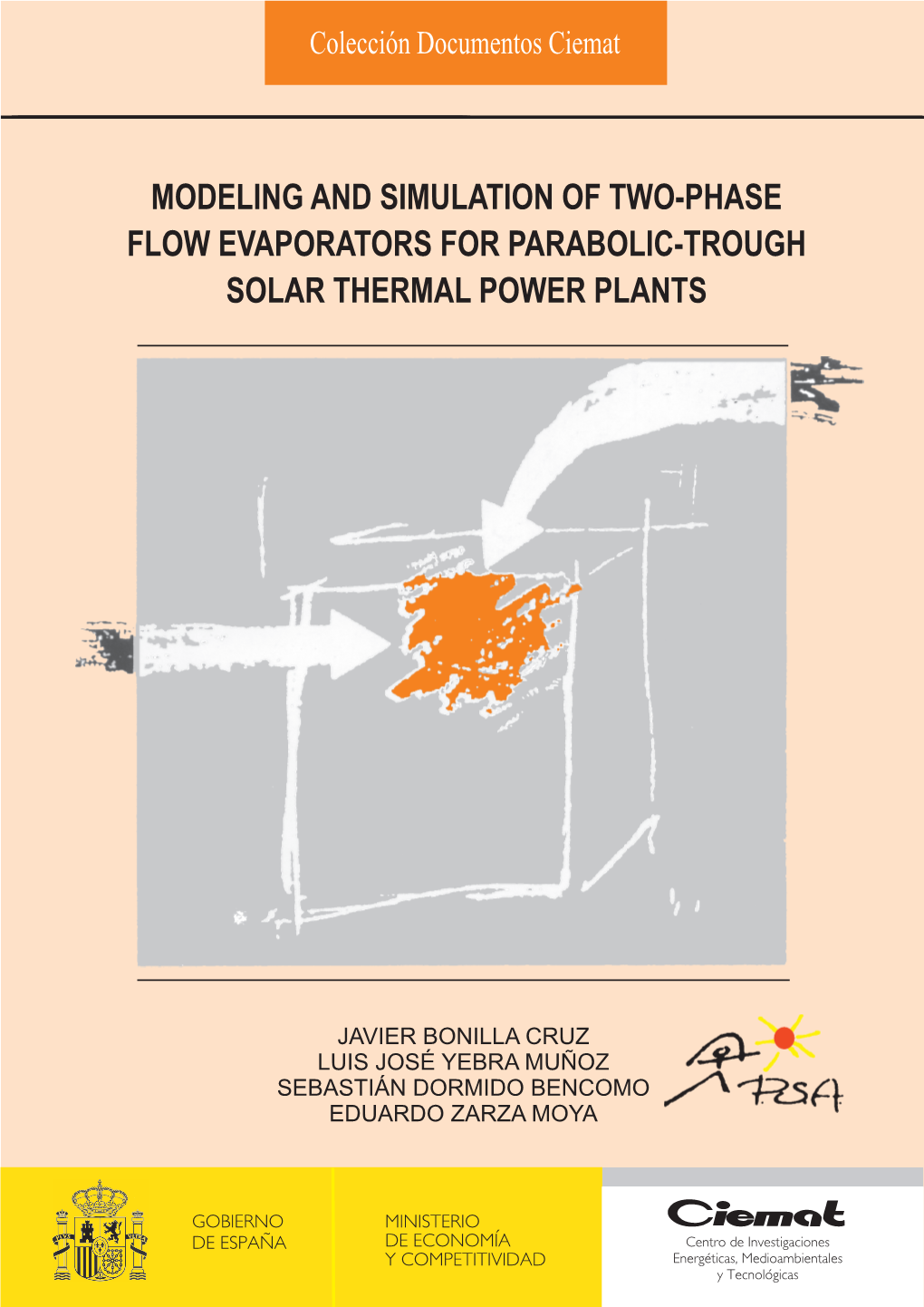 Modeling and Simulation of Two-Phase Flow Evaporators for Parabolic-Trough Solar Thermal Power Plants