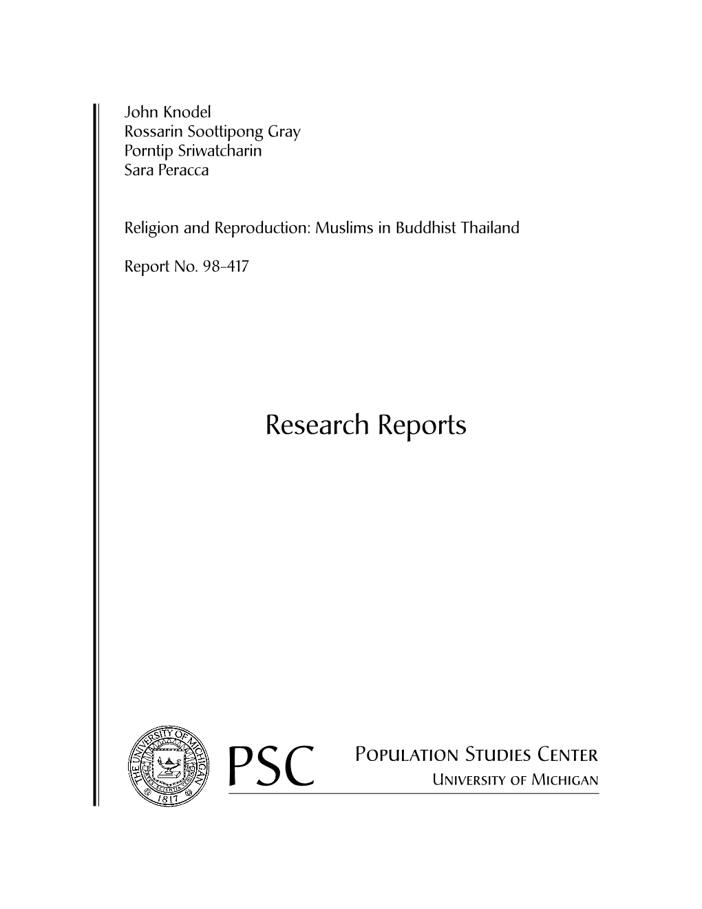 Research Reports