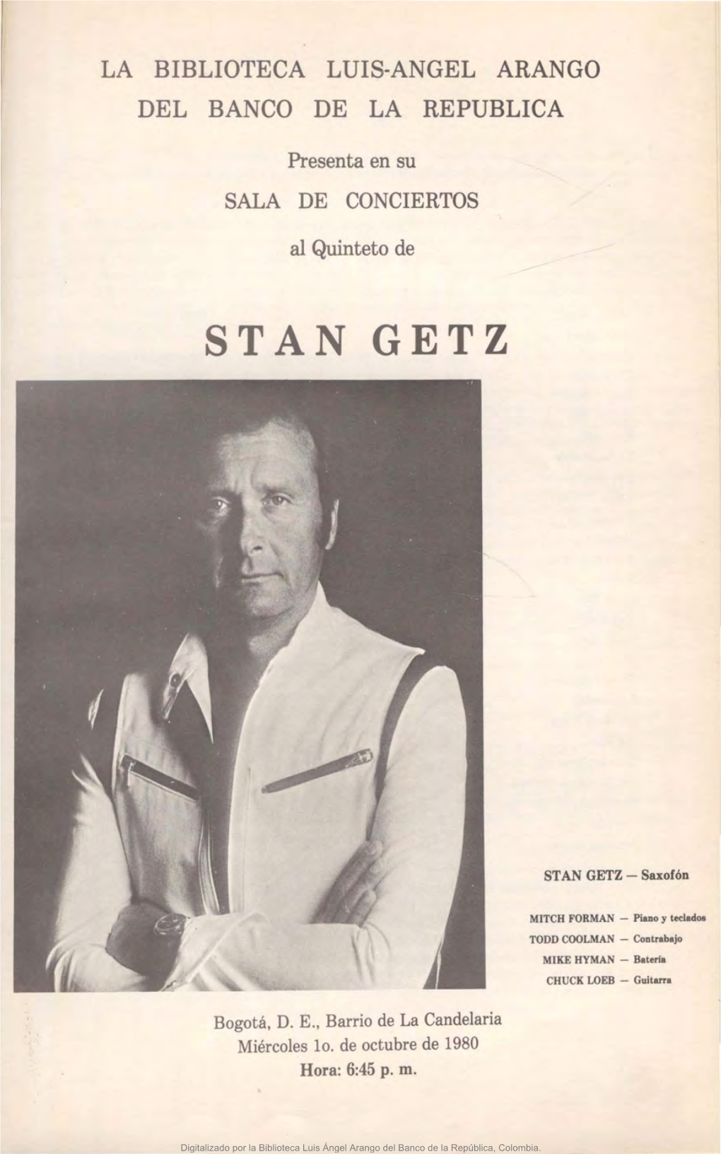 Stan Getz Saxofón