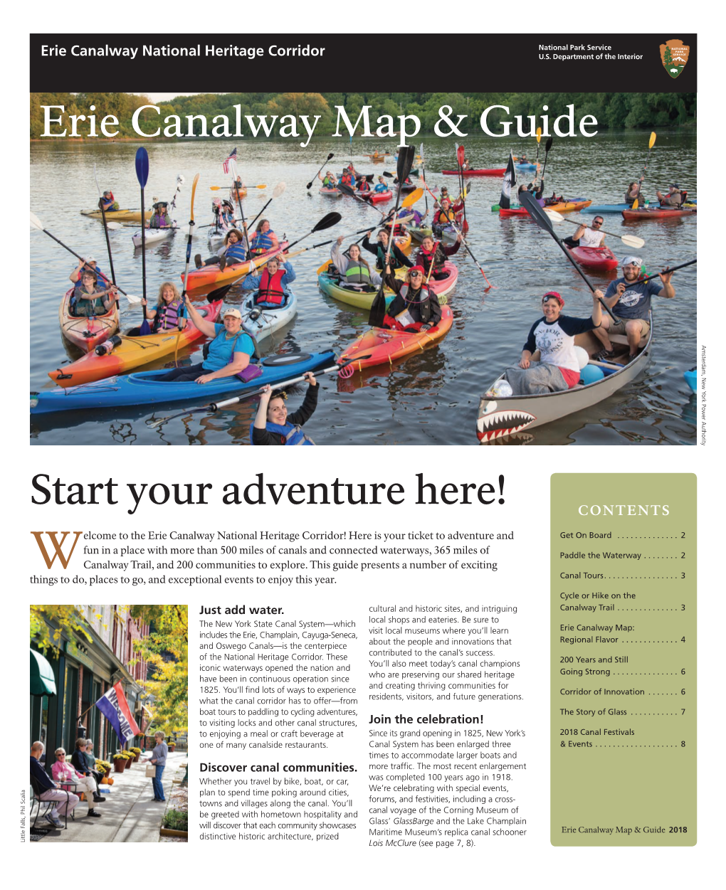 Erie Canalway Map & Guide