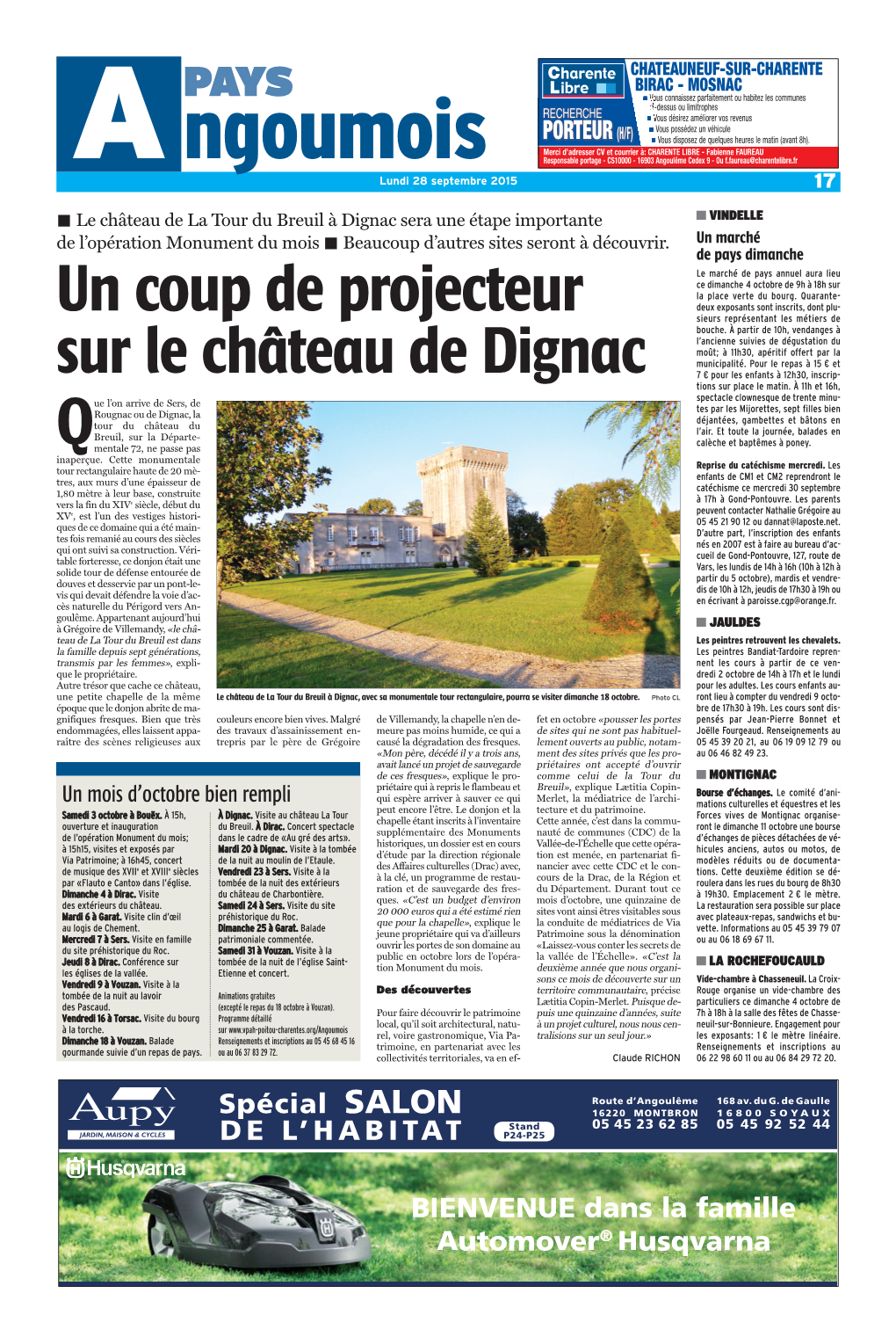 Un Coup De Projecteur Sur Le Château De Dignac