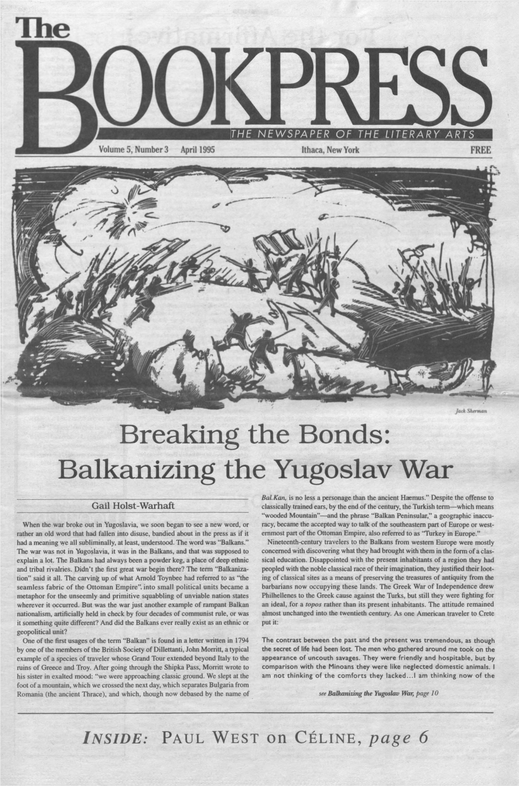 Breaking the Bonds: Balkanizing the Yugoslav War