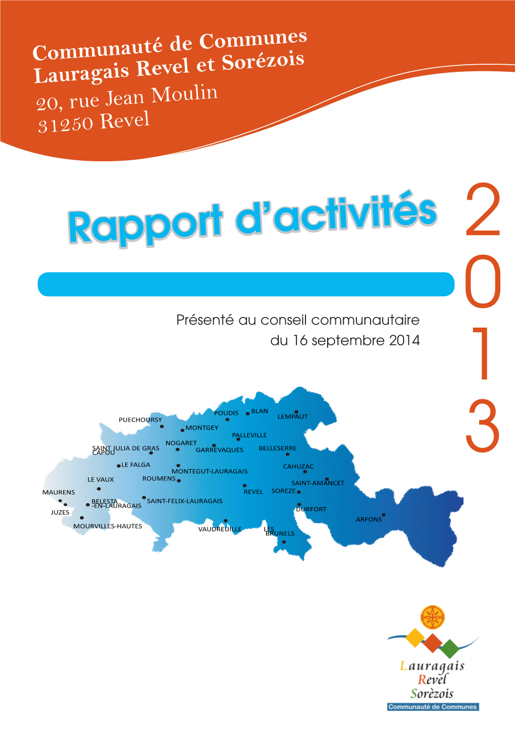 Télécharger Le Rapport D'activités 2013