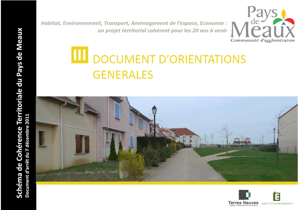 Document D'orientations Générales Du Scot Du Pays De Meaux 1 | P A