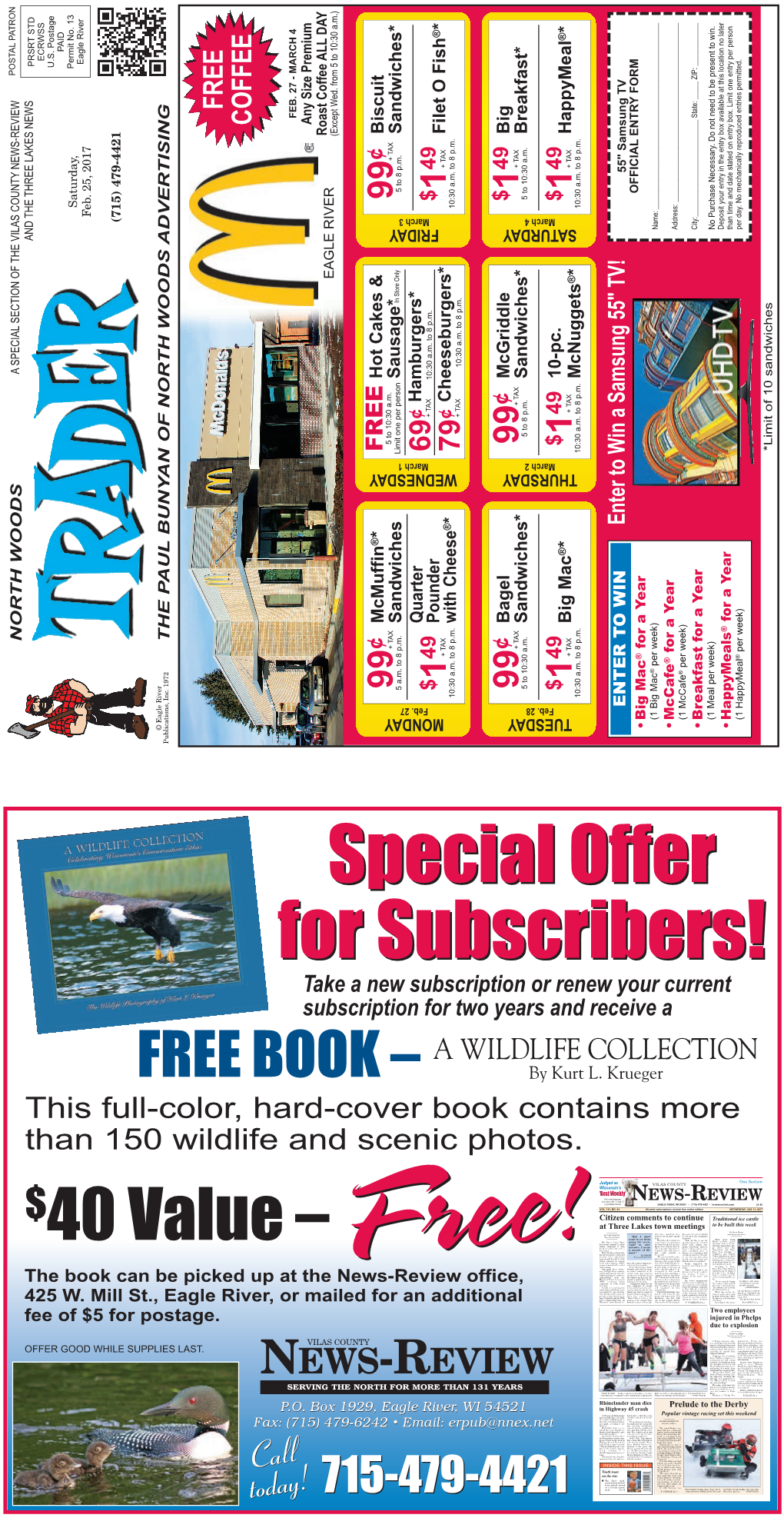 Classifieds and Grab a Great Deal on a Great Deal of Items! Riverstone Restaurant in This Week’S Trader Or at Land O’ Lakes, Wis