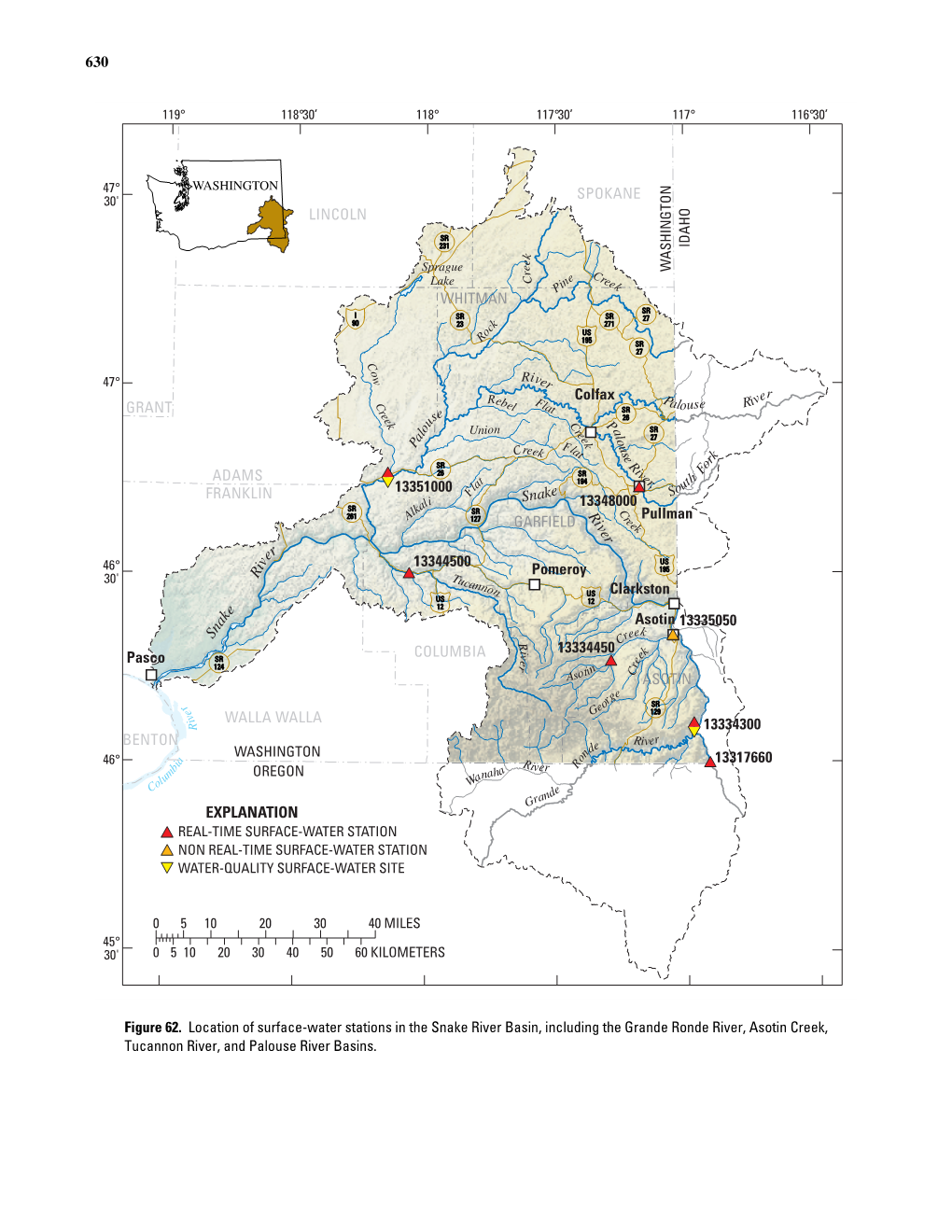 Snake River Basin Including the Grande Ronde River, Asotin Creek