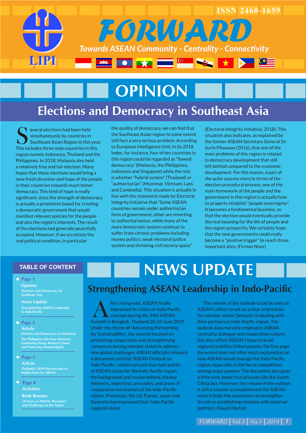 FORWARD Towards ASEAN Community - Centrality - Connectivity