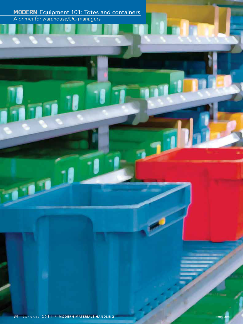 Totes and Containers a Primer for Warehouse/DC Managers