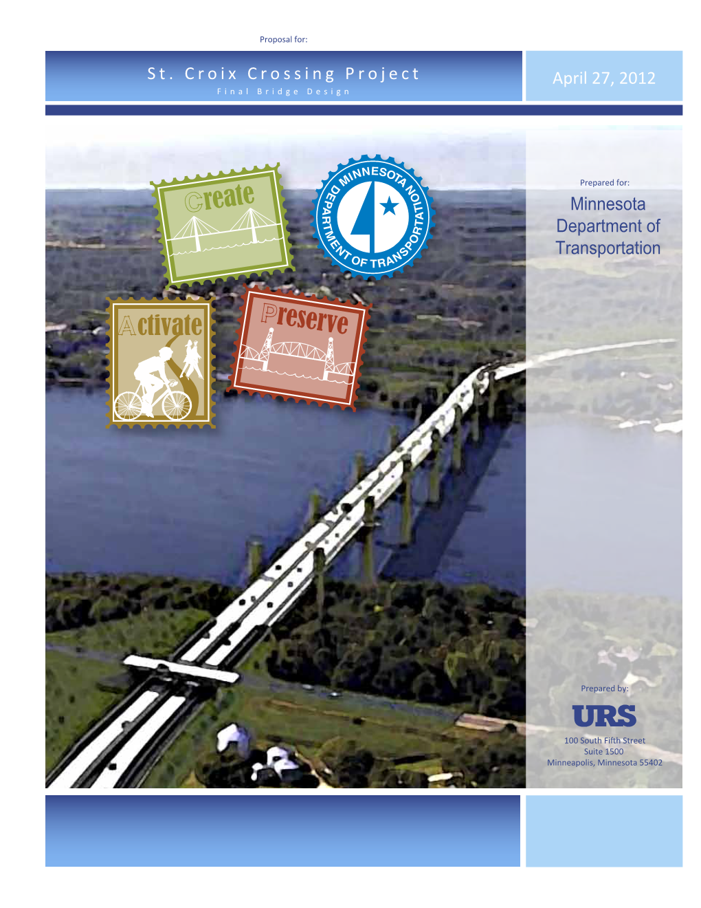 St Croix River Bridge Design Cover