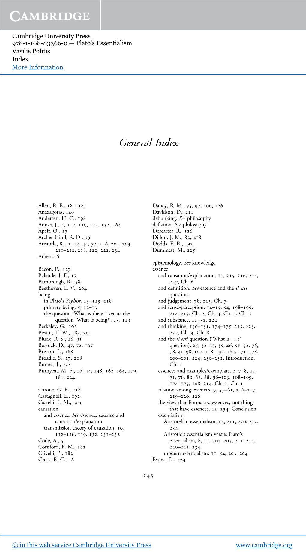 General Index