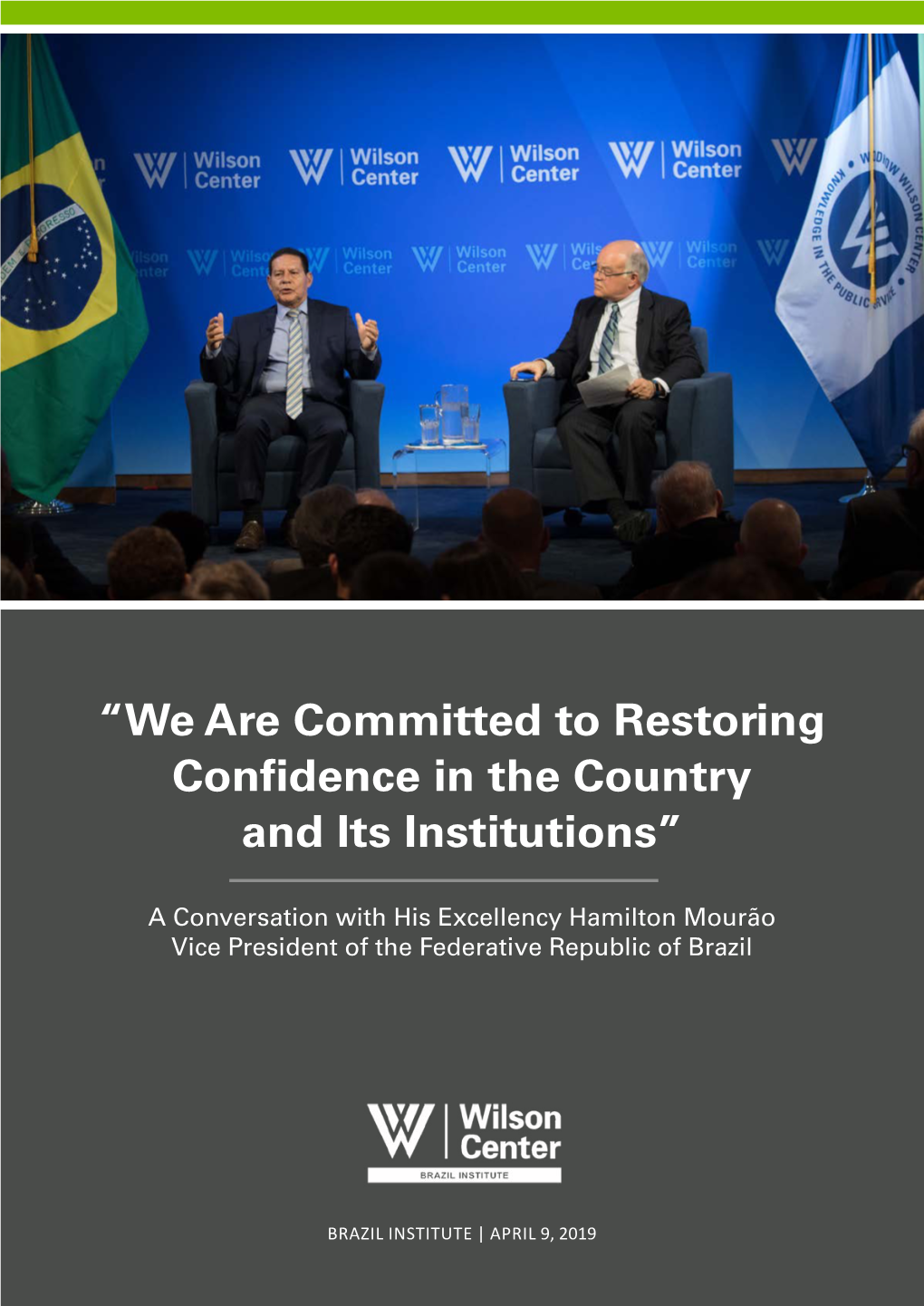 Hamilton Mourão, Vice President of Brazil