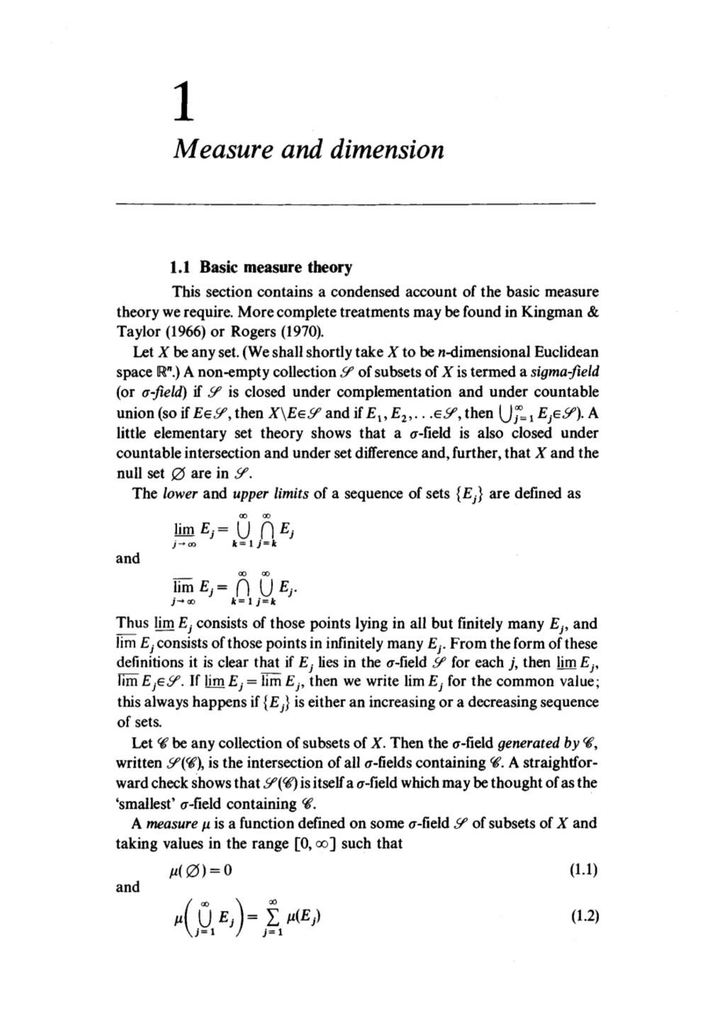 The Geometry of Fractal Sets