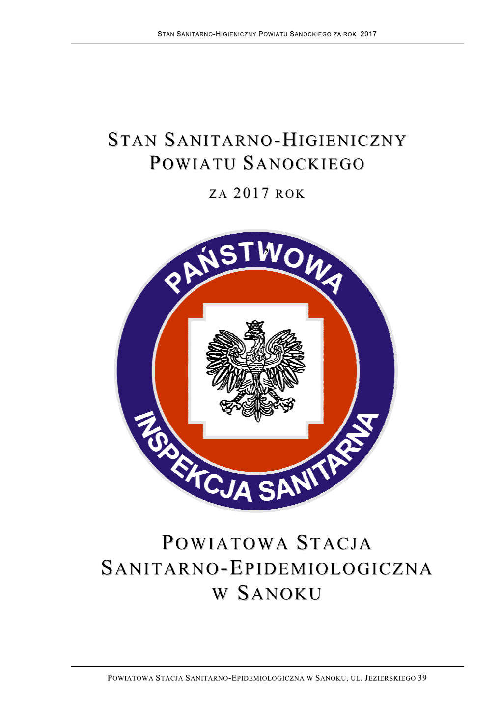 OCENA POWIATU SANOCKIEGO ZA 2017.Pdf