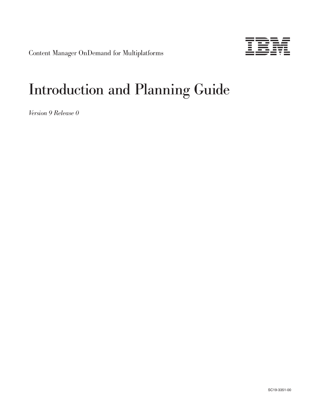 Introduction and Planning Guide