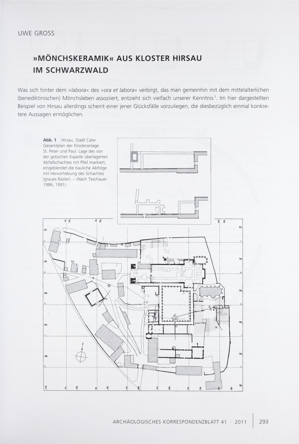 Mönchskeramik« Aus Kloster Hirsau Im Schwarzwald