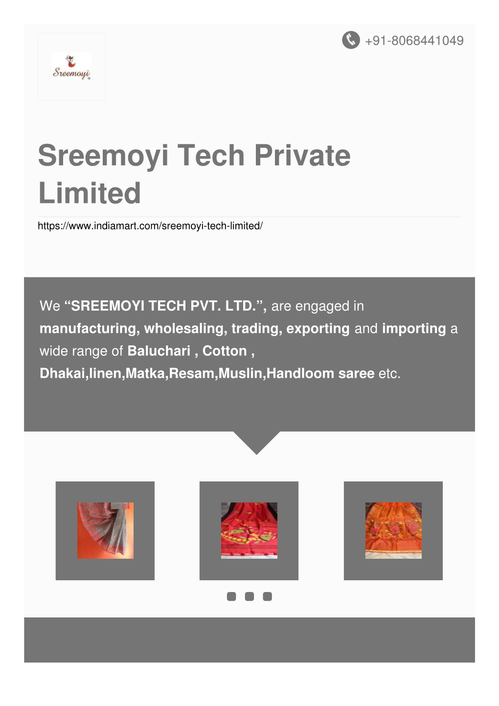 Sreemoyi Tech Private Limited