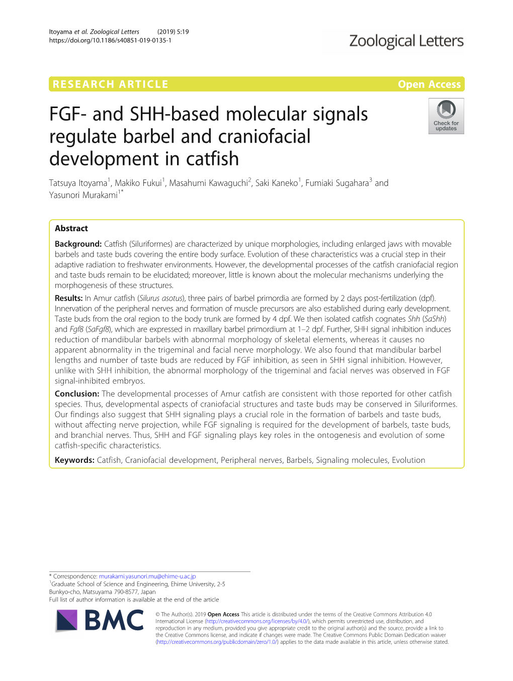 FGF- and SHH-Based Molecular Signals Regulate Barbel And