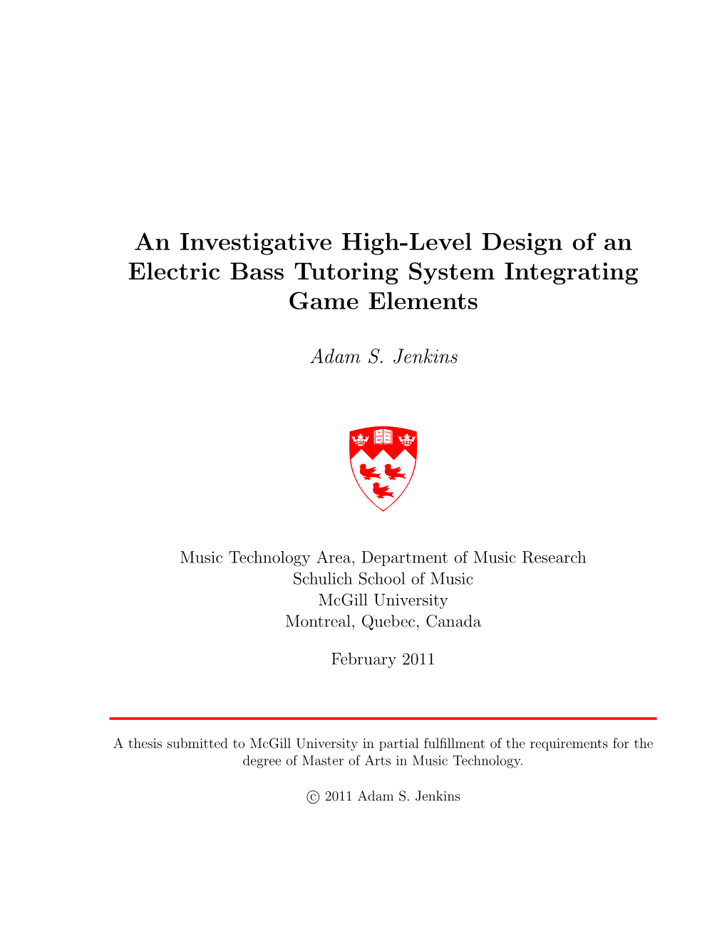 An Investigative High-Level Design of an Electric Bass Tutoring System Integrating Game Elements