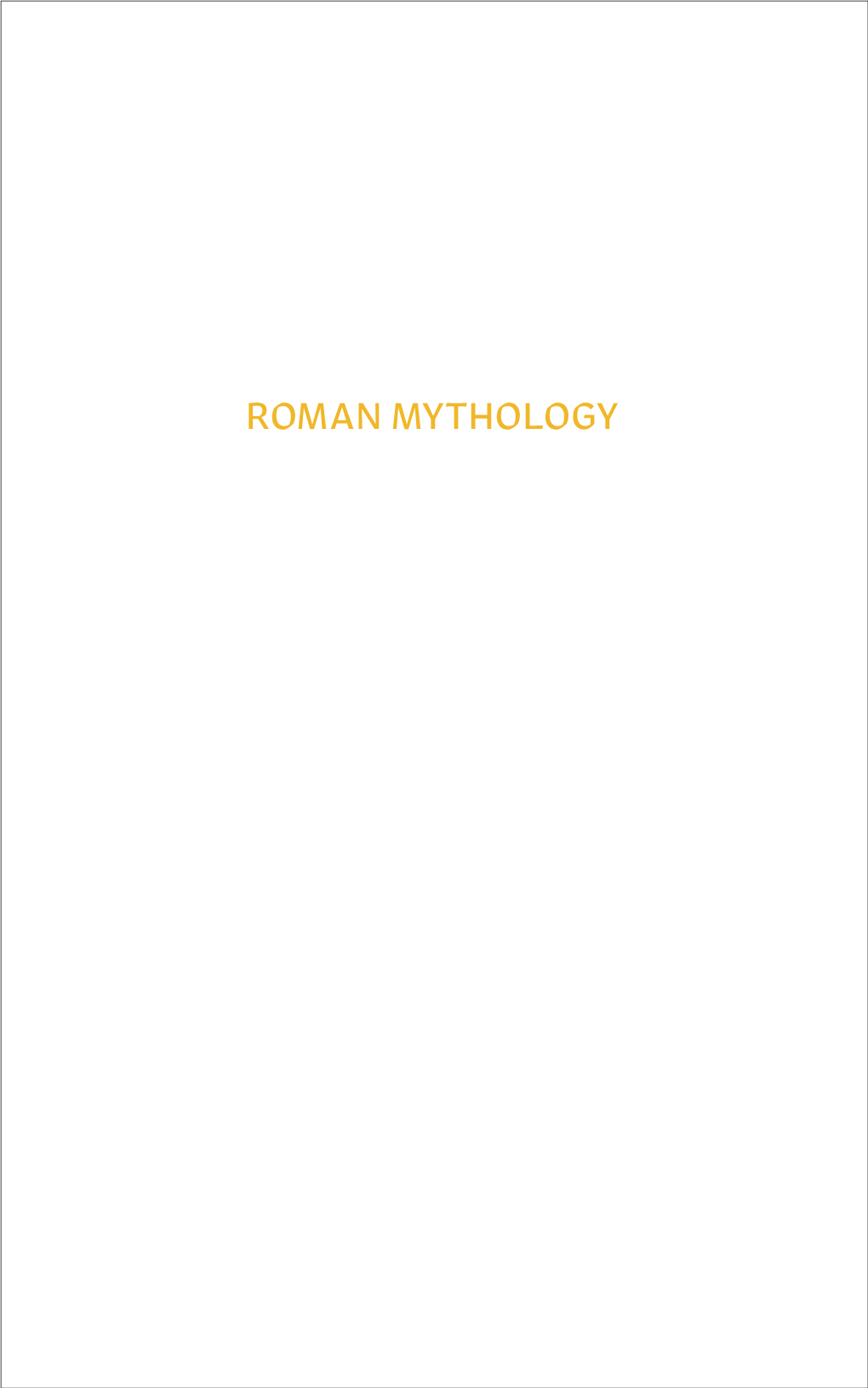 Roman Mythology