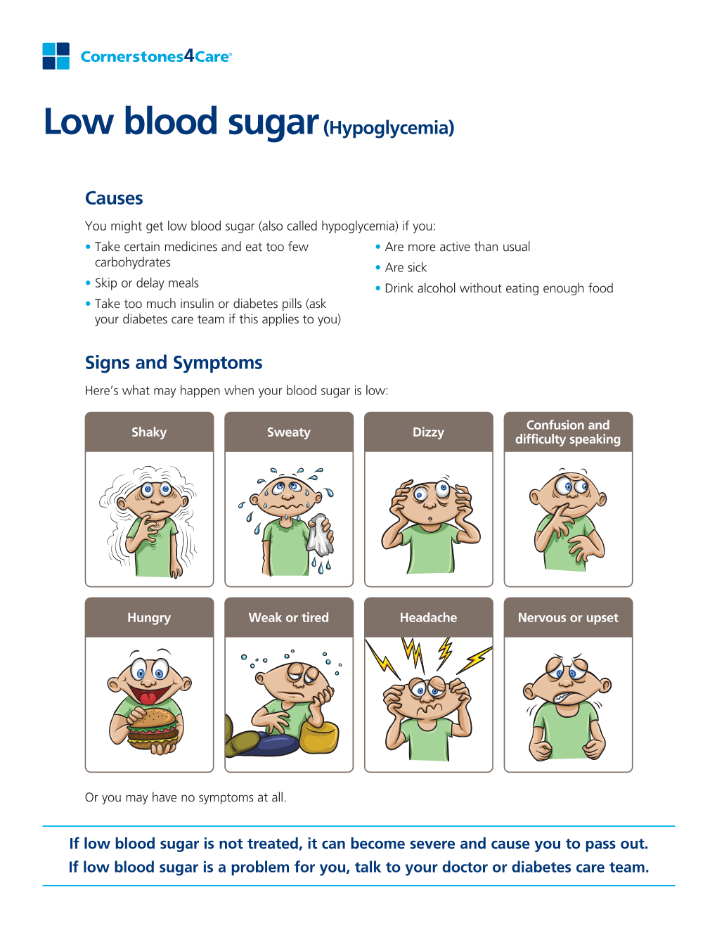 Low Blood Sugar(Hypoglycemia)