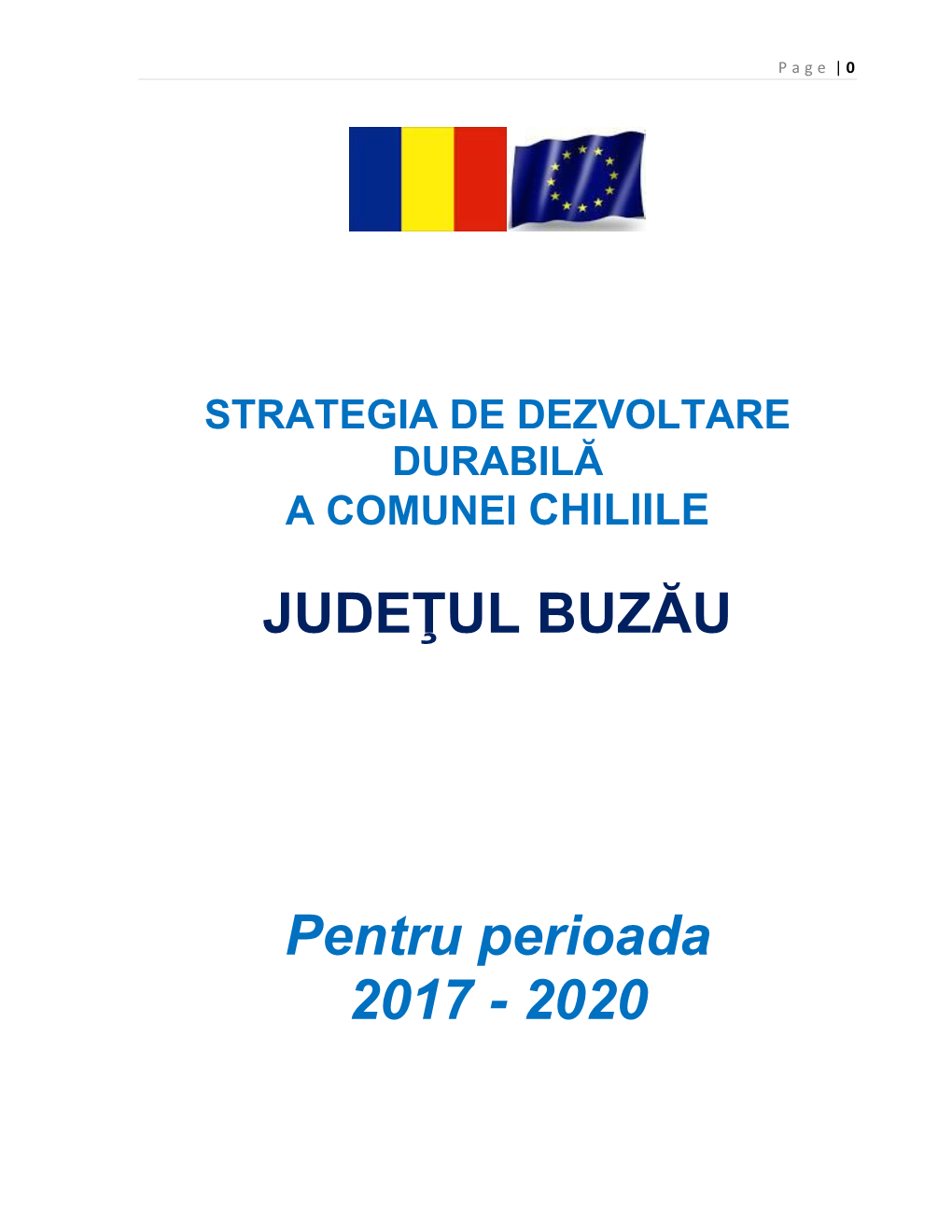 Strategie Chiliile 2017-2020