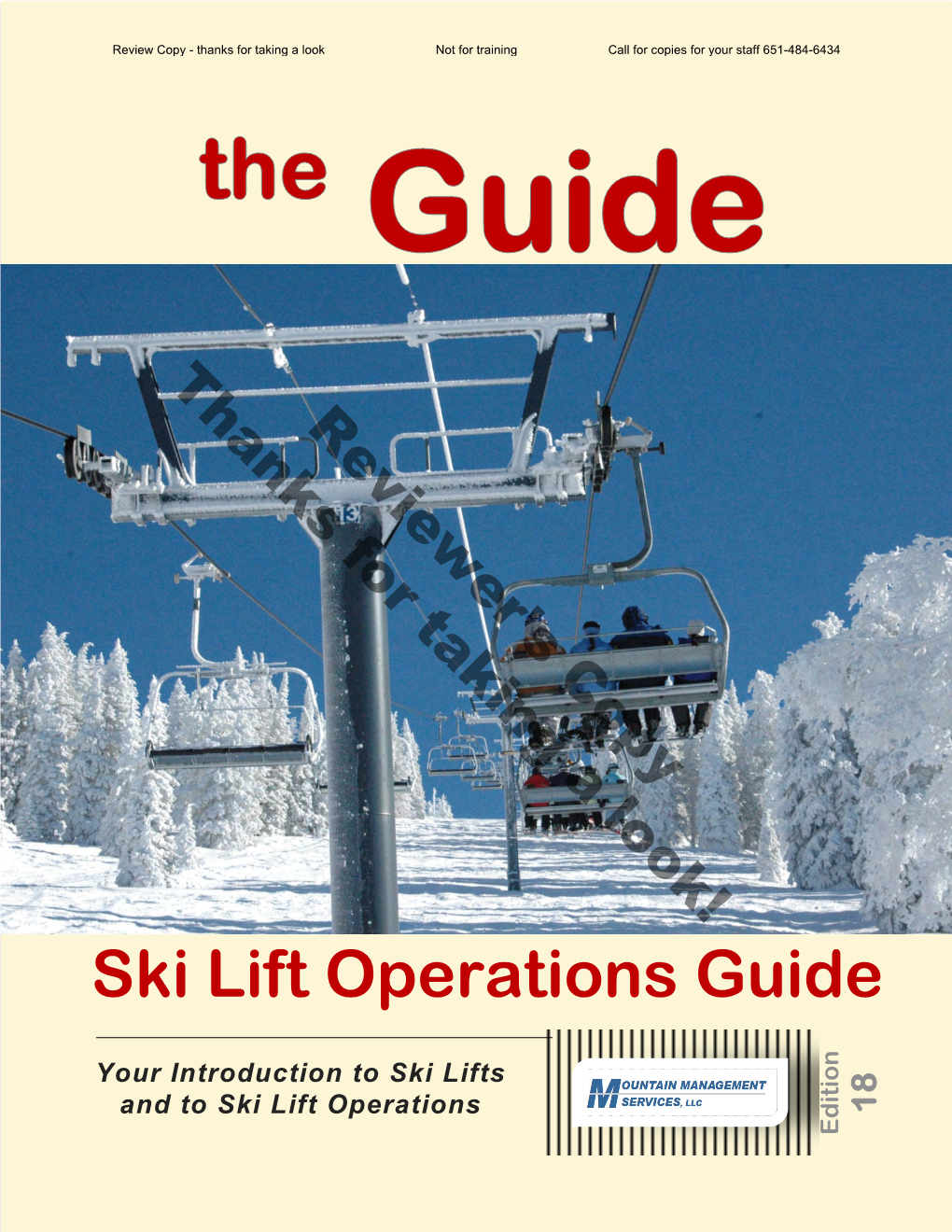 Ski Lift Operations Guide