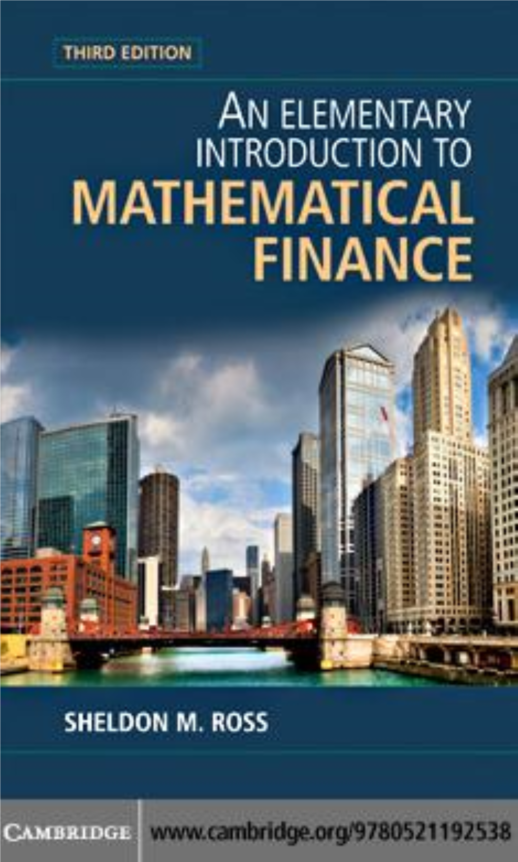 An Elementary Introduction to Mathematical Finance Third Edition