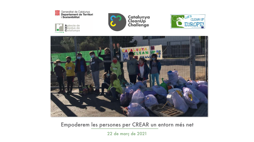 Catalunya Clean up Challenge | Agenda