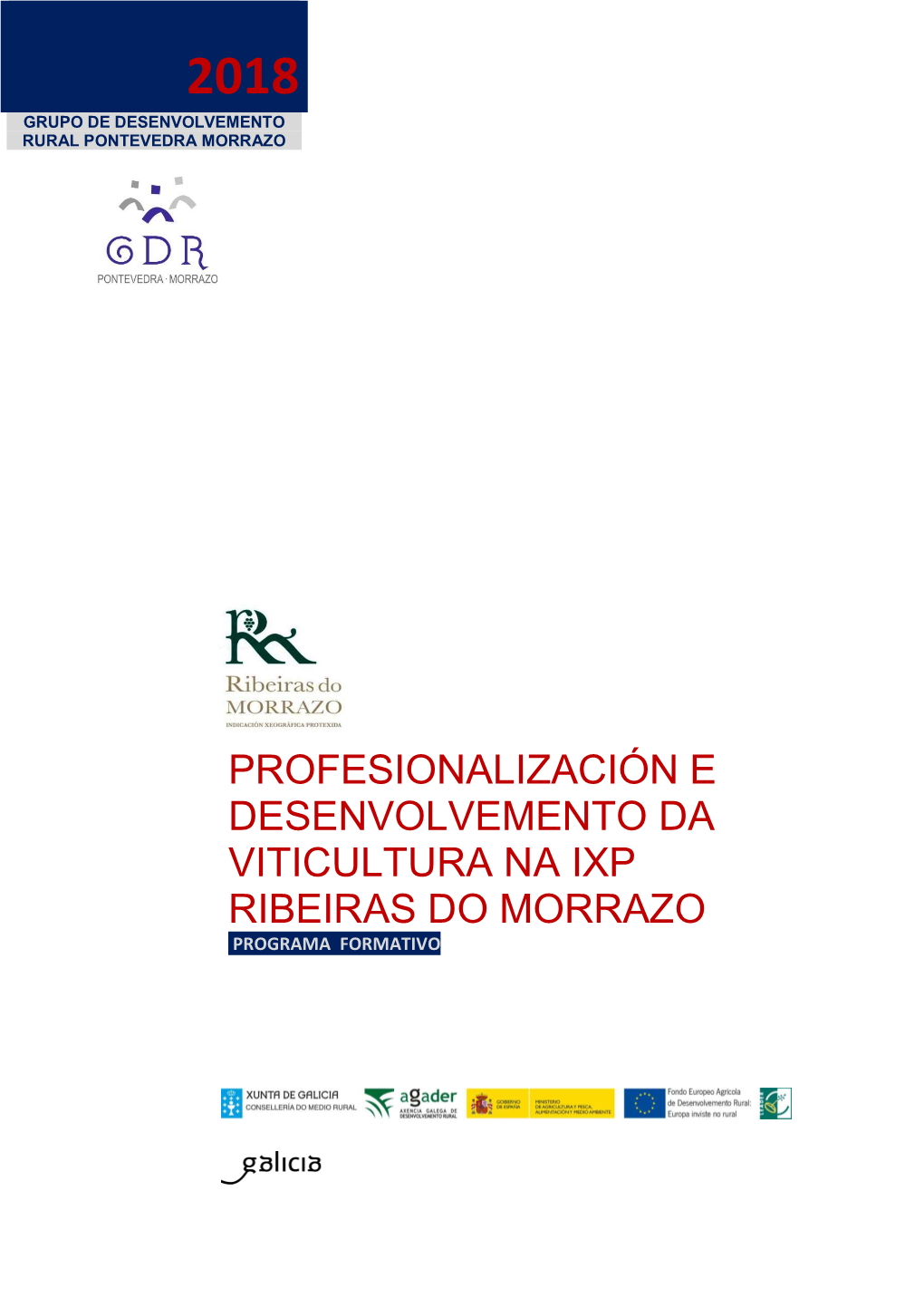 Profesionalización E Desenvolvemento Da Viticultura Na Ixp Ribeiras Do Morrazo Programa Formativo