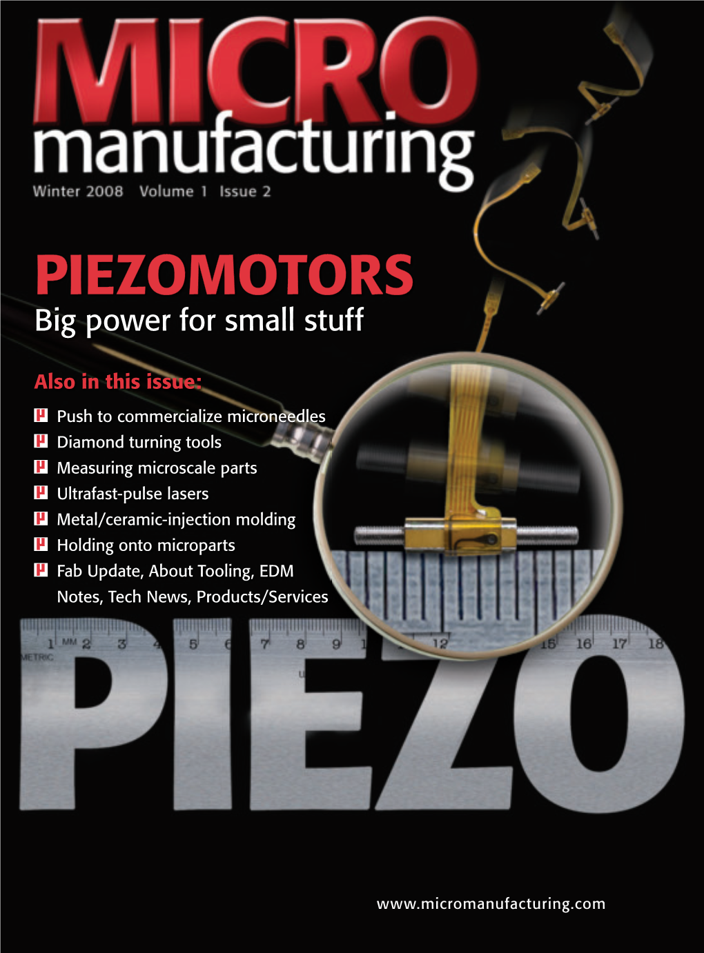 Piezoelectric Motors: Big Power, Small Package