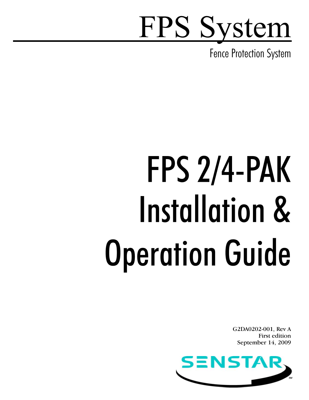 FPS 2/4-PAK Installation & Operation Guide