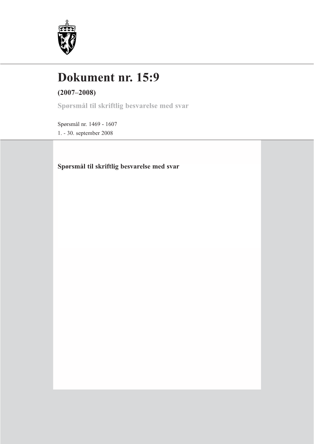 Dokument Nr. 15:9 (2007-2008)