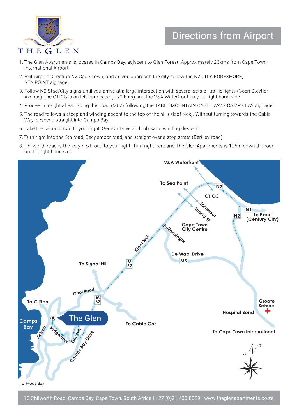 Directions from Airport