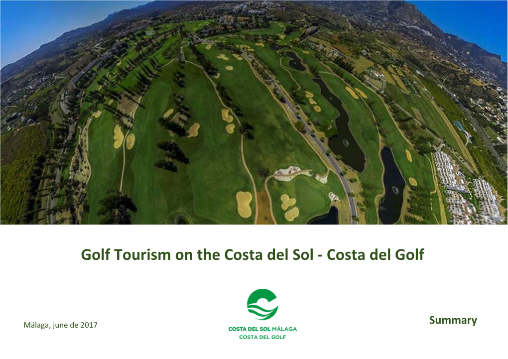 Golf Tourism on the Costa Del Sol - Costa Del Golf