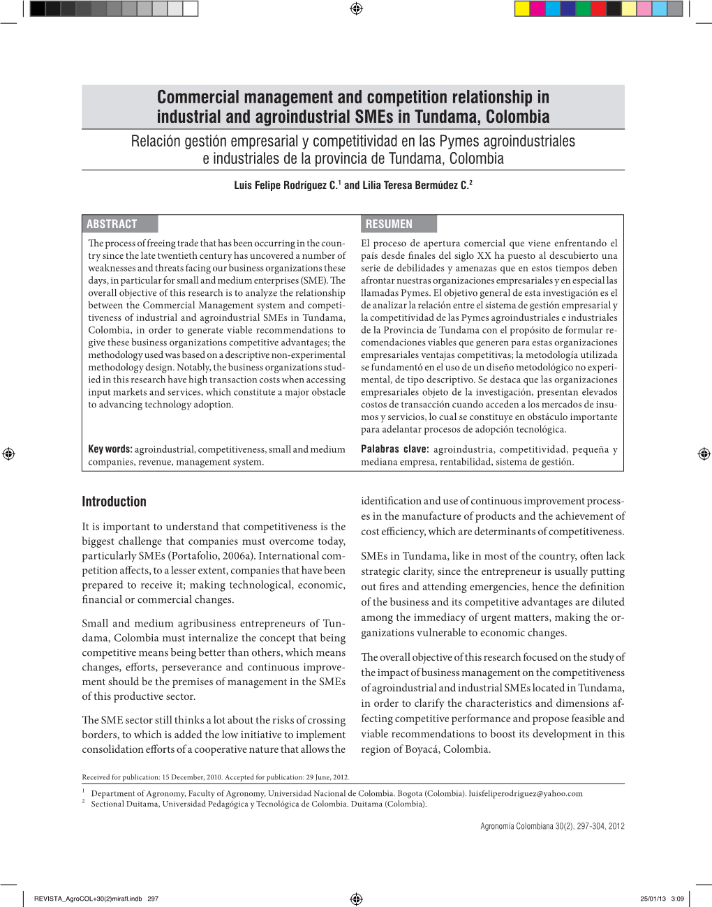 Commercial Management and Competition Relationship In