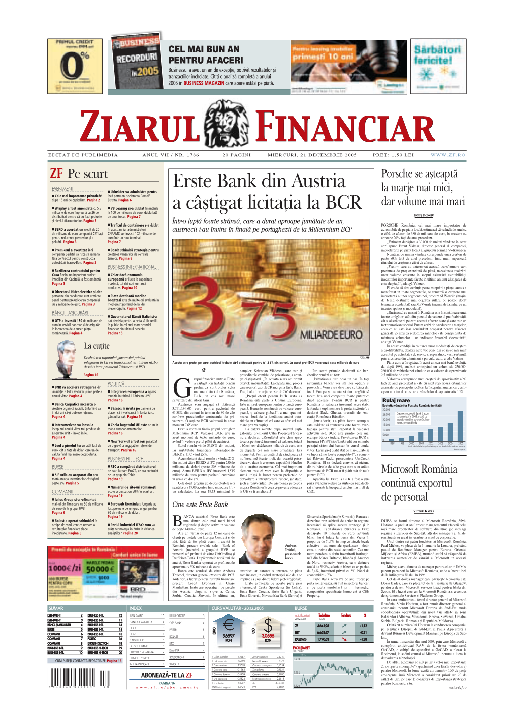 Ziarul Financiar Ziarul Financiar