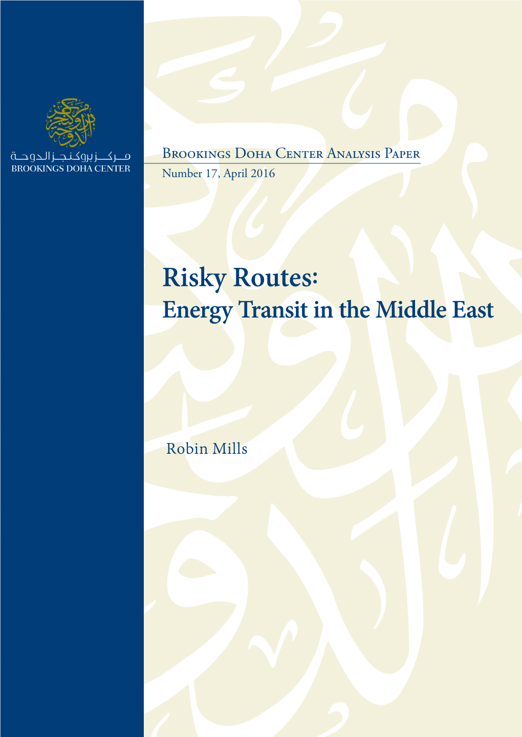 Risky Routes: Energy Transit in the Middle East