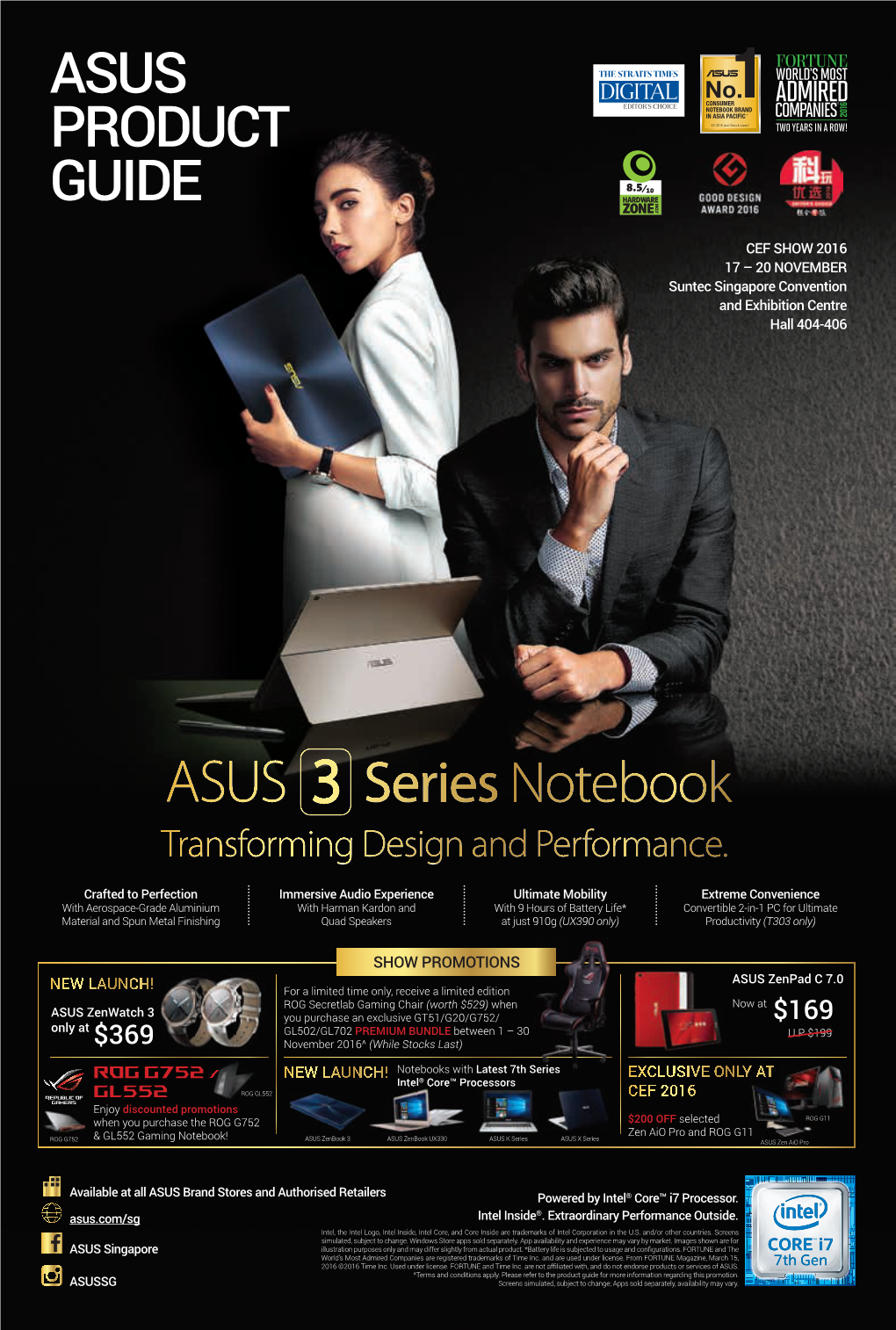 ASUS Product Guide | CEF 2016 Ultra-Slim Notebook Series